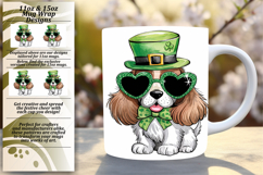 Eye-Catching 15oz Mug Wrap Png Template , St Patrick Product Image 1