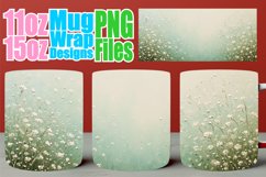 Blossom Bonanza Sublimation Mug Wraps 11oz 15oz - Spring Ser Product Image 1