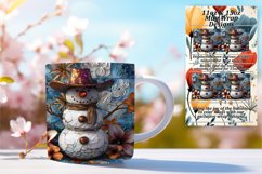 Summer Christmas Snowman Mug Wrap 11oz/15oz Seasonal Product Image 1