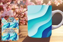 Stunning Gradient Pattern Mug Wrap Sublimation 11oz/15oz Product Image 1