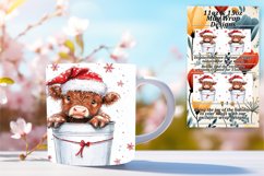 Nature 15oz Mug Wrap Png Design , Christmas Product Image 1