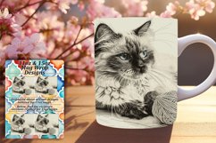 Stylish Cat Mug Sublimation - 11oz &amp; 15oz Options for Cat Lo Product Image 1