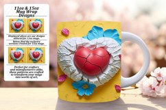 3D Love Wall Mug Wrap Product Image 1