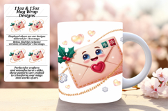 Chic 11oz Png Mug Wrap Template , Cute Christmas Product Image 1
