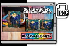 Breathtaking Stained Glass Mug Wrap Patterns 11oz/15oz Product Image 1