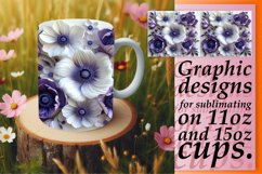Dreamy 3D Petal Mug Wrap Sublimation 11oz 15oz Product Image 1
