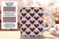 Vivid 11oz Mug Wrap Png Artwork , Heart Product Image 1