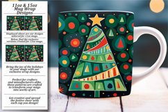 Christmas Joy Mug Sublimation Wraps Product Image 1