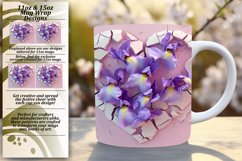 Love Blossoms: 3D Mug Wrap Design Product Image 1