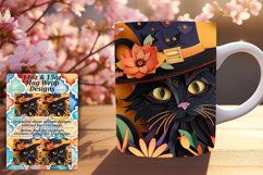 11oz 15oz 3D Halloween Mug Wrap Sublimation Design Product Image 1