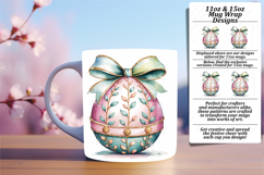 Gorgeous 15oz Mug Wrap Png Design , Easter Egg Product Image 1