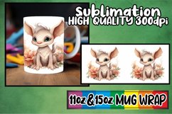 Watercolor Valentine Bear Circle - Heart Keychain Product Image 1