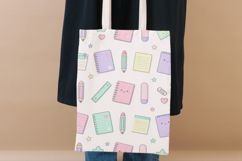 Cute Back To School Digital Paper Pack, Kawaii School Product Image 8