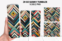 Flower Skinny Tumbler 20oz Wrap Design, Animal Tumbler Wrap Product Image 1