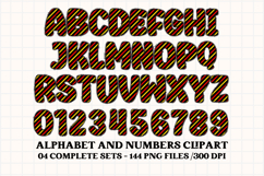 Happy Mouse Alphabet Clipart, happy mouse letters doodle Product Image 2