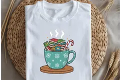 Bookish Christmas png design for T-shirts Product Image 5