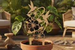 Support Plant Stakes SVG Bundle | Glowforge | Laser Cut Product Image 8