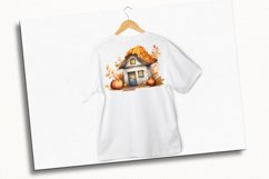 Cozy Fall Cottage Watercolor 26 Cliparts Collection Product Image 10