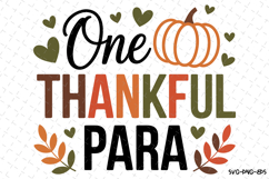 One Thankful Para Svg | Halloween Svg | Svg Cut Files Product Image 1