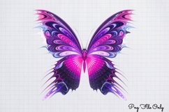 Smoke Butterflies Clipart PNG Product Image 1