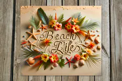 BeachLife flowers | 4 summer Skinny Tumbler Sublimation PL2 Product Image 4