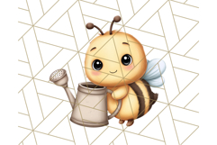 Adorable Bee Clipart PNG, Cute Bees and Accessories PNG Product Image 4