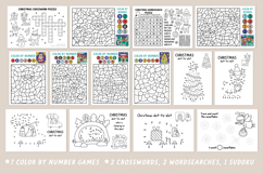 Christmas village coloring games and activities for kids Product Image 8