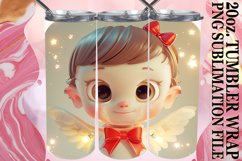 3D Christmas Characters Tumbler Wrap for Holidays Product Image 1