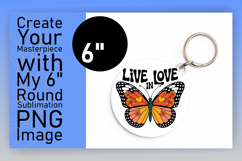 Sleek Round Design Car Coaster PNG , Butterfly Product Image 1