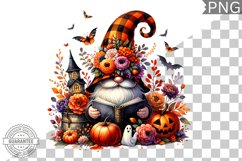 Halloween Gnome Sublimation - Clipart PNG Design Product Image 1