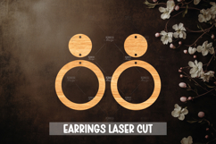 Summer Style Laser Cut Earrings SVG File Product Image 1