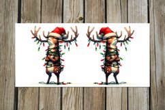 Christmas Deers | 4 funny Sublimation Mug designs2, PNG Product Image 4