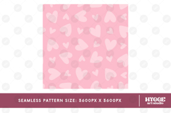 St Valentine&#039;s Day Hearts Cupid Love Seamless Pattern PNG Product Image 2