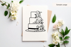Wedding SVG Bundle | Elegant Wedding Clipart SVG PNG DXF Product Image 8