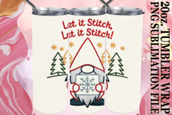 Enchanted days 20oz tumbler wrap, Holiday Gnome Product Image 1