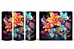 Flowers Tumbler Design. Flowers Tumbler Sublimation Product Image 2