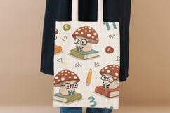 Back-to-School Scholastic Shrooms Seamless Pattern Product Image 8