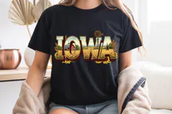 Iowa State Pride PNG, Vintage Farmhouse sublimation Design Product Image 8