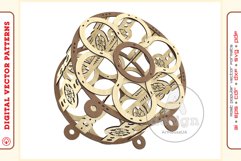 Wine Shelf v7 d95- laser cutting file - Glowforge ready SVG Product Image 8