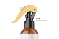 Amber Trigger Spray Bottle - PSD Mockup Product Image 7