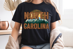 North Carolina State PNG, Blue Ridge Mountains Sublimation Product Image 8