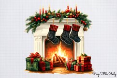 Christmas traditional clipart Bundle PNG Product Image 9