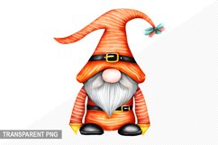 Halloween Gnome - Halloween Gnome Sublimation Design Product Image 1