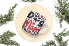 3D Dog Mom Mug Wrap Sublimation|3D Puffy inflated Product Image 4