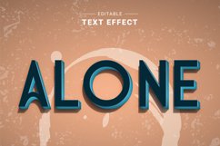 Editable Text Effect for Illustrator. Vector Graphic styles Product Image 1