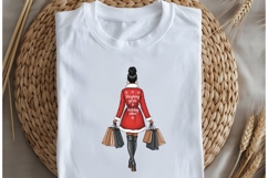 Christmas motivational women png design for T-shirts Product Image 5
