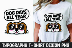 Funny dog quote sublimation t-shirt design Product Image 1