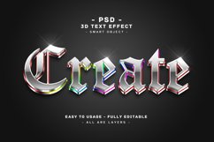 10 pack create 3d colors text style effect for photoshop Product Image 9