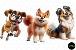 Whimsical Funny Dog Sublimation Clipart Product Image 1