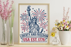 Liberty And Freedom USA 1776 Svg, independence Day Svg. Product Image 9